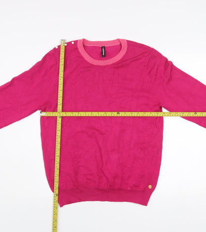 Womens UK Size 14 Rant & Rave Pink Pullover Jumper