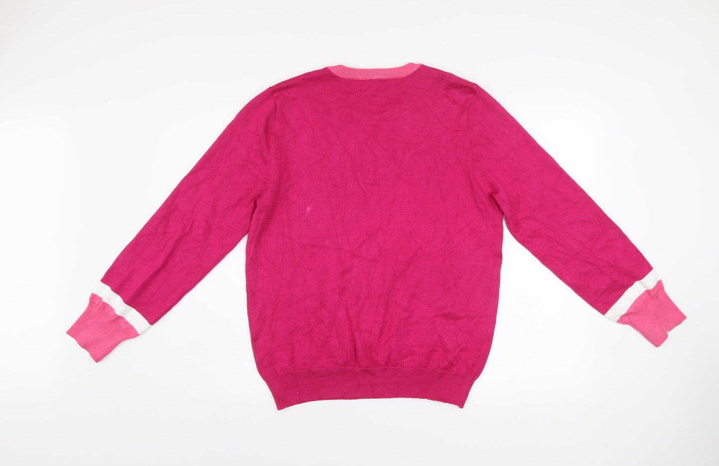 Womens UK Size 14 Rant & Rave Pink Pullover Jumper