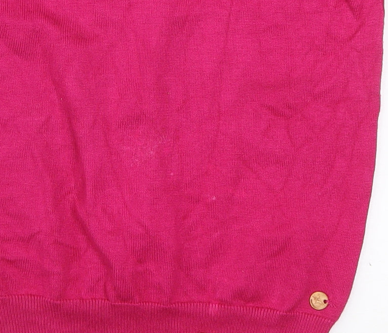 Womens UK Size 14 Rant & Rave Pink Pullover Jumper