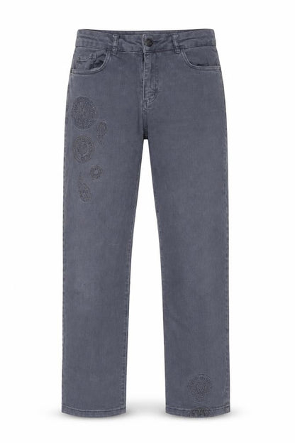 Womens UK Size 6 Dolcezza Regular Fit Straight Grey Jeans