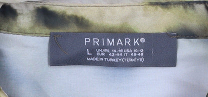 Primark Women’s Multicoloured Camouflage Button-Up Shirt L