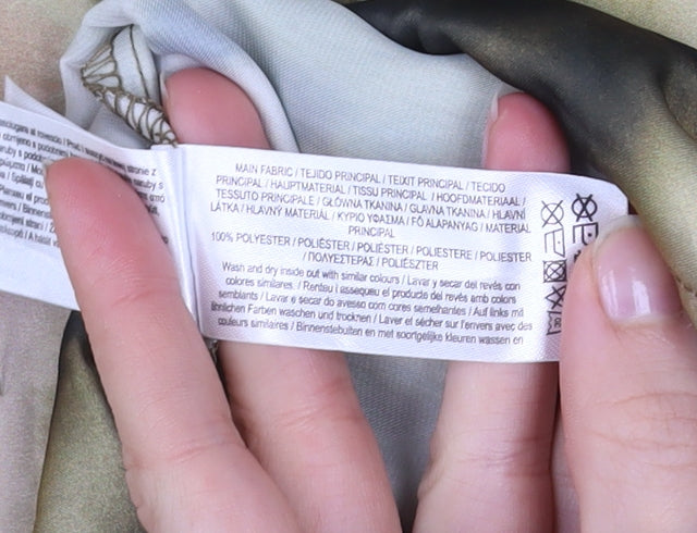 Primark Women’s Multicoloured Camouflage Button-Up Shirt L