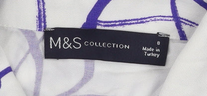 Womens UK Size 8 Marks and Spencer Shirt Dress