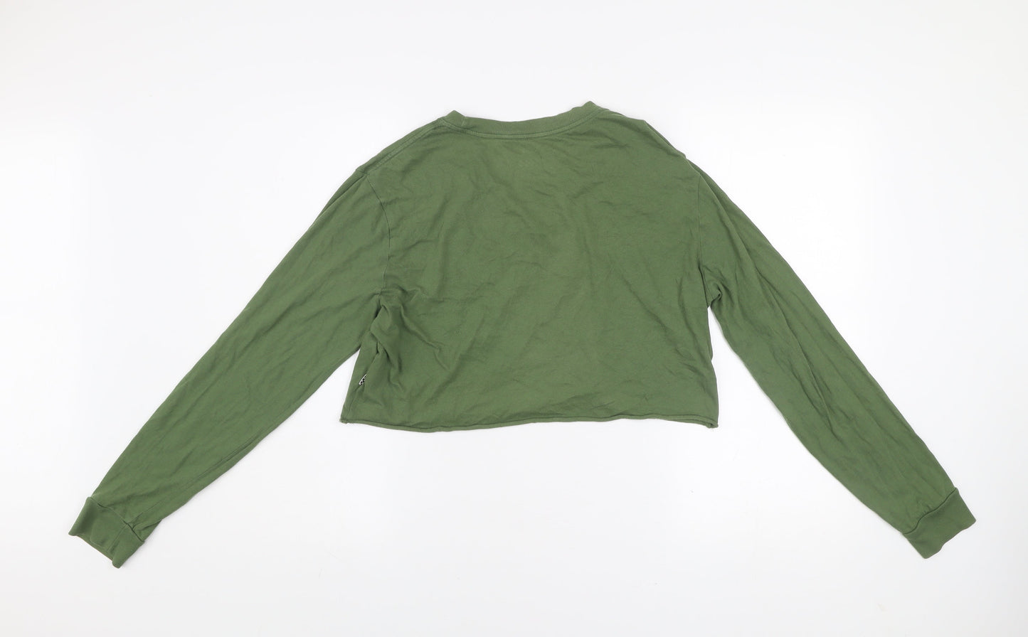 Womens UK Size M VANS Green Pullover Sweatshirt