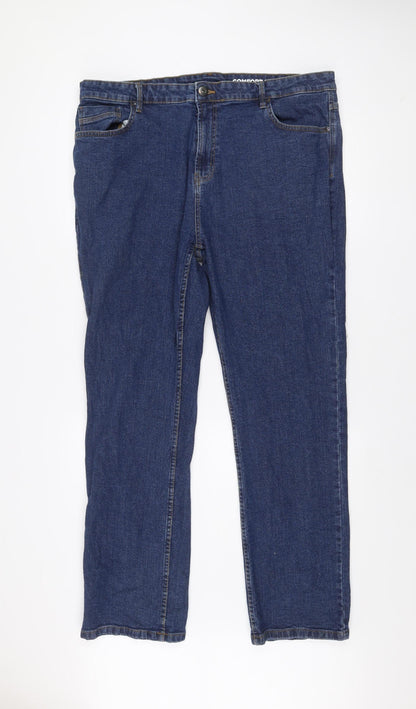 Dunnes Stores Men's Blue 40W 32L Regular Straight Fit Denim Jeans