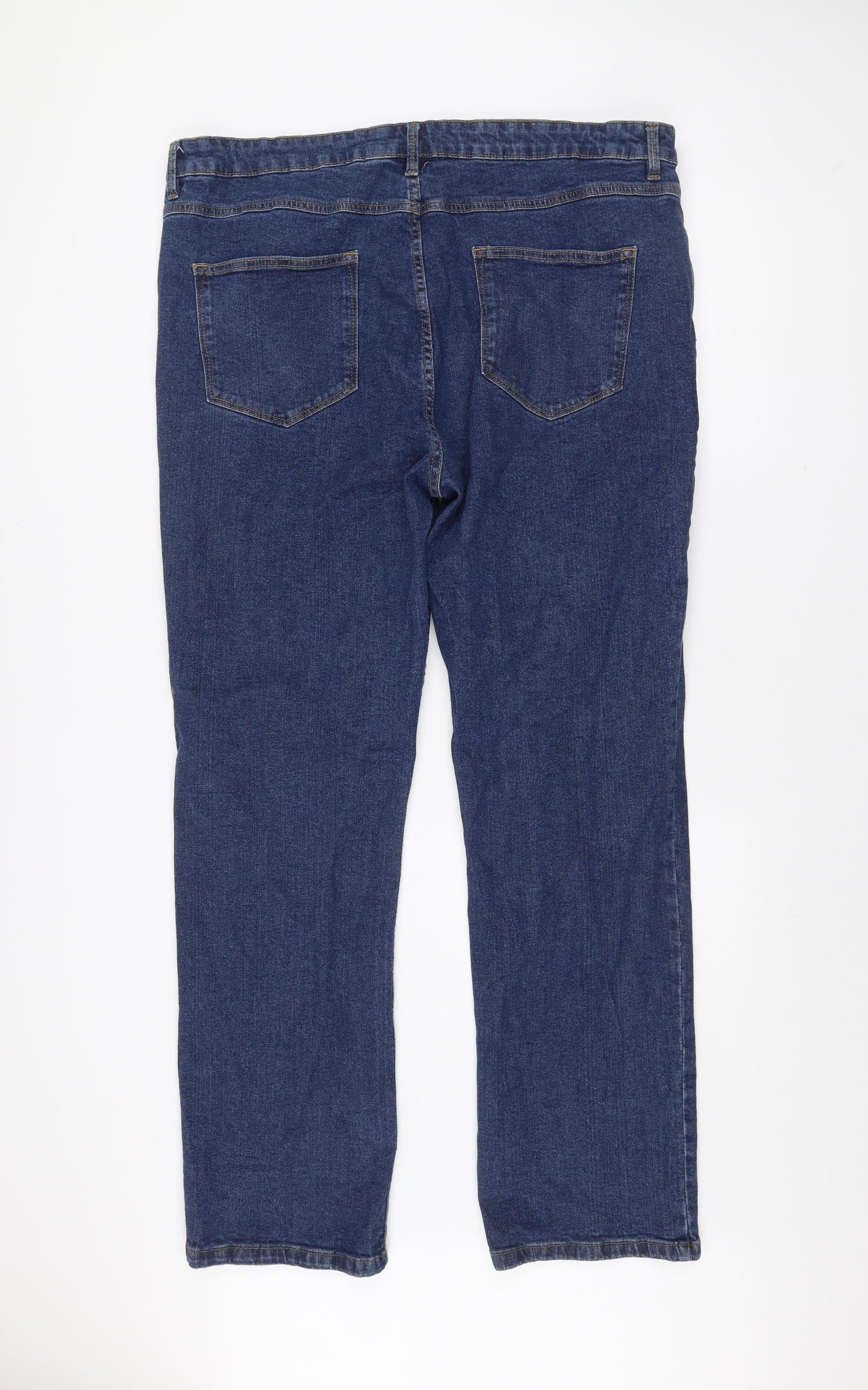 Dunnes Stores Men's Blue 40W 32L Regular Straight Fit Denim Jeans