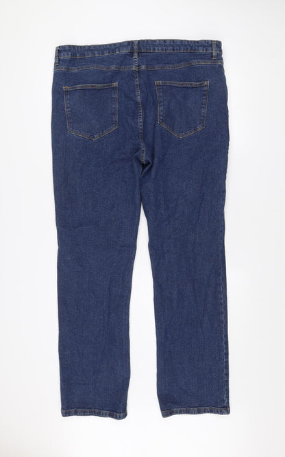Dunnes Stores Men's Blue 40W 32L Regular Straight Fit Denim Jeans