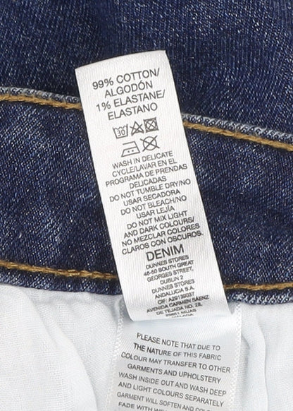 Dunnes Stores Men's Blue 40W 32L Regular Straight Fit Denim Jeans