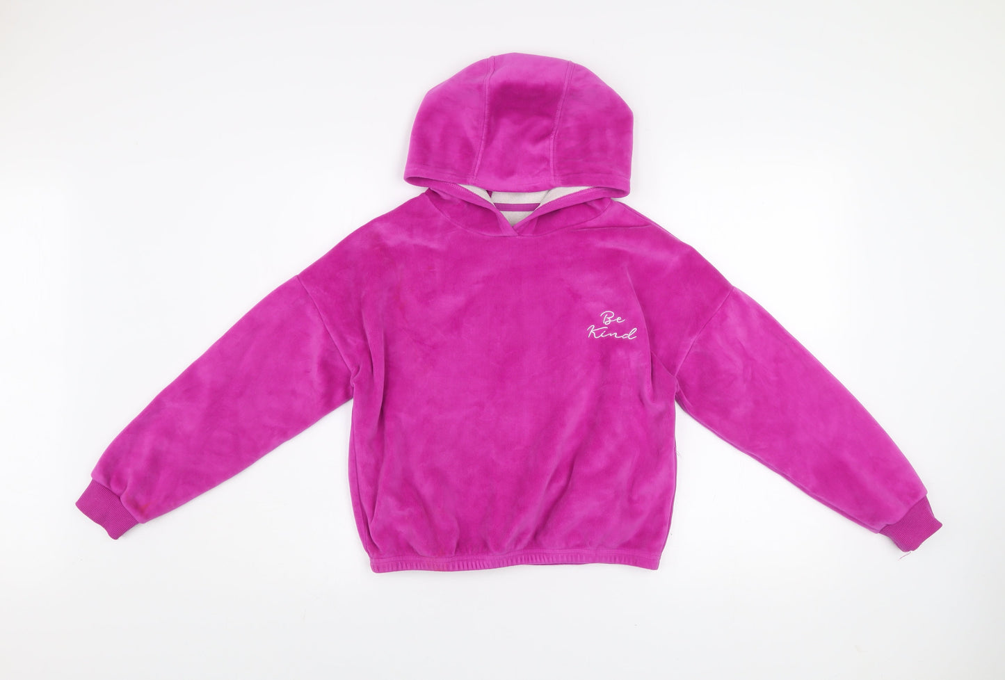 Womens UK Size M Dunnes Stores Pink Pullover Hoodie