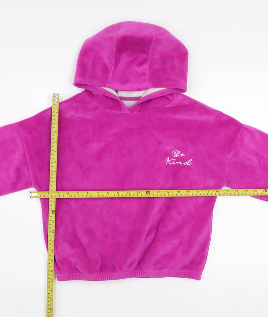 Womens UK Size M Dunnes Stores Pink Pullover Hoodie