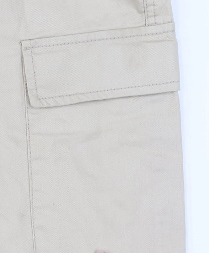 Denim Co Beige Cotton Cargo Trousers Women’s Size 12 Regular