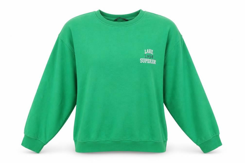 Womens UK Size L Dunnes Green Pullover Sweatshirt