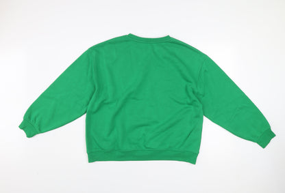 Dunnes Women’s Ivy Green Pullover Sweatshirt Size L