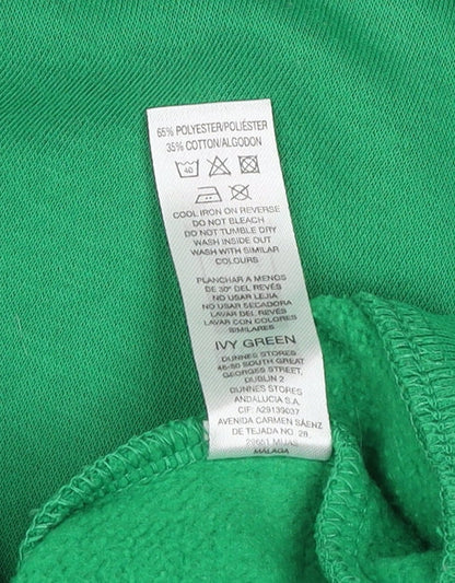 Dunnes Women’s Ivy Green Pullover Sweatshirt Size L