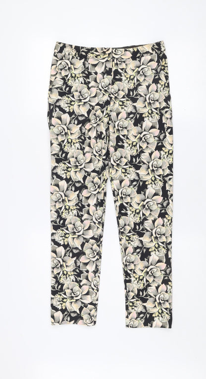 Womens UK Size 8 Topshop Slim Fit CasualParty/Cocktail Multicoloured Trousers