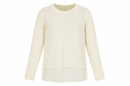 Womens UK Size M Bold Sugar Beige Pullover Jumper