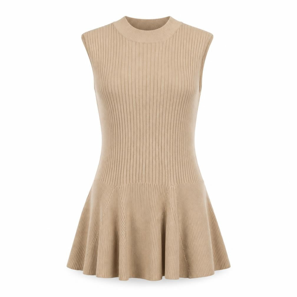 Womens UK Size 10 Miss Selfridge Beige Tunic Blouse