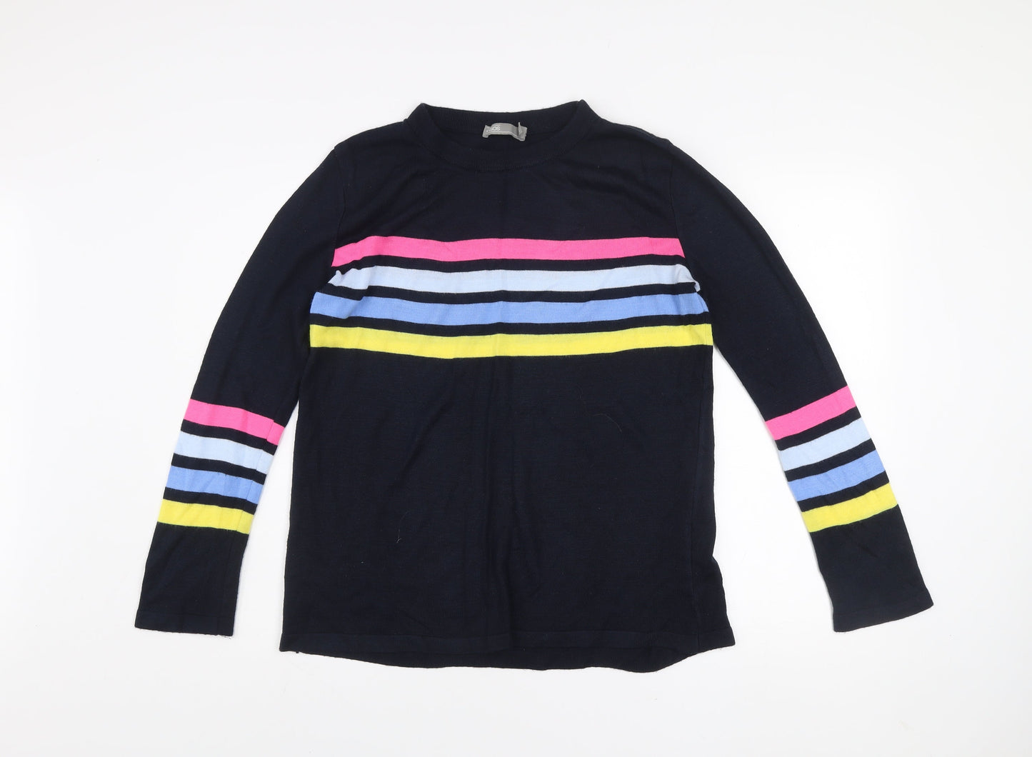 ASOS Women’s Multicoloured Striped Crew Neck Pullover Jumper XS
