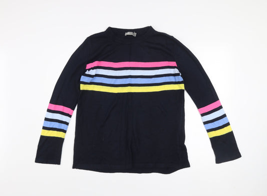ASOS Women’s Multicoloured Striped Crew Neck Pullover Jumper XS
