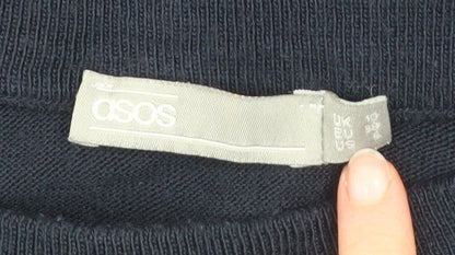 ASOS Women’s Multicoloured Striped Crew Neck Pullover Jumper XS