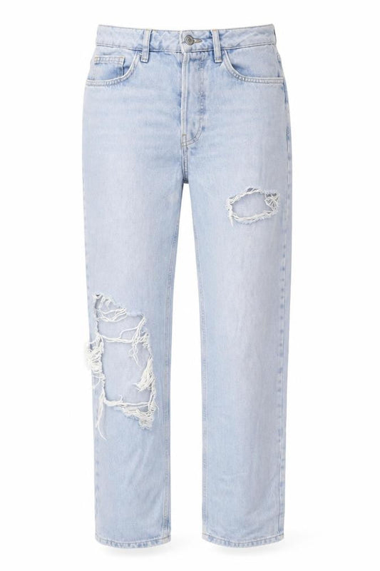 Womens UK Size 10 Primark Relaxed Fit Boyfriend Blue Jeans