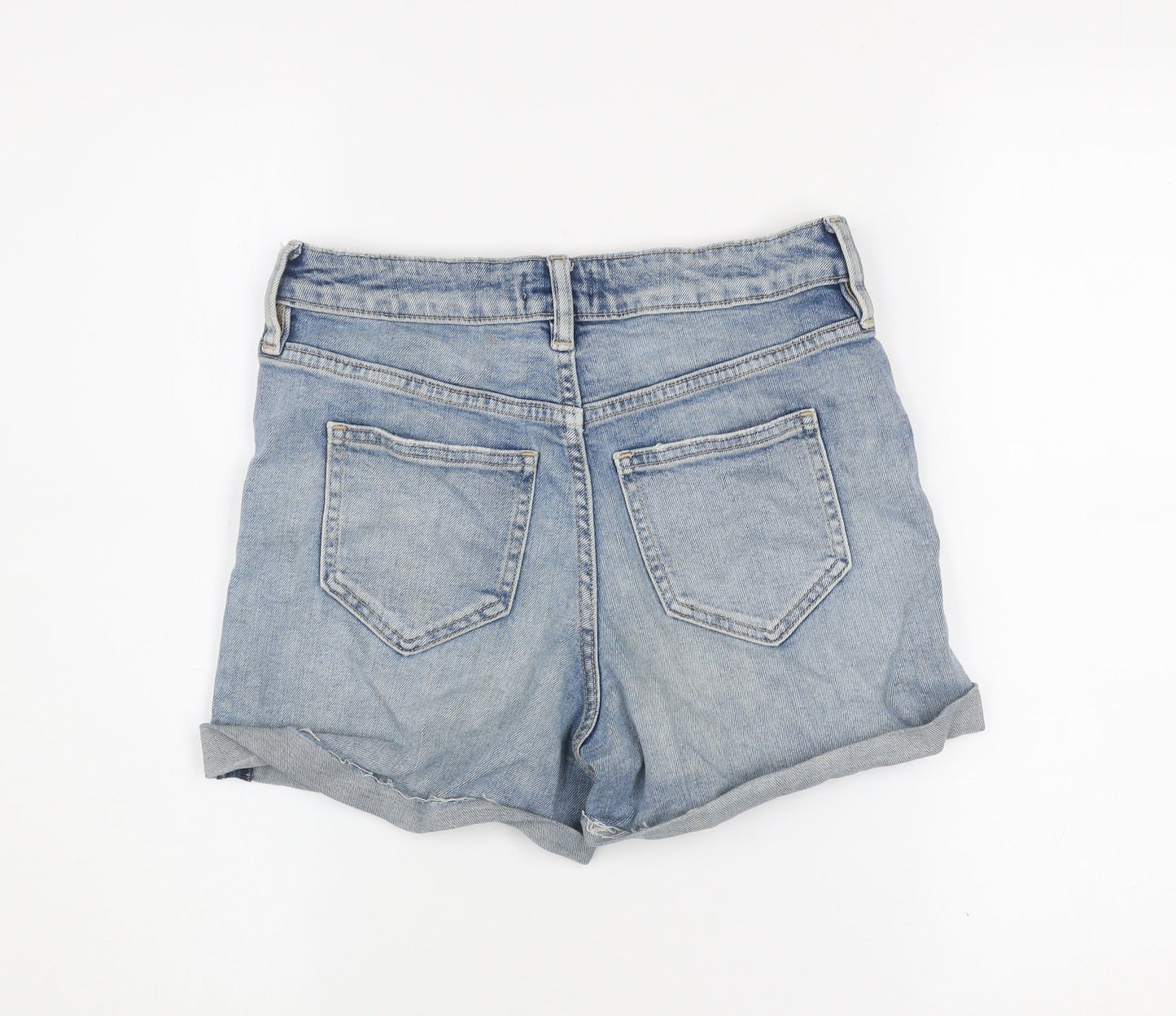 Womens UK Size 6 F&F Regular Fit Cut-Off Shorts
