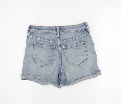 Womens UK Size 6 F&F Regular Fit Cut-Off Shorts