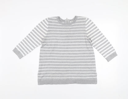 Womens UK Size S 89th + Madison Grey Pullover Jumper