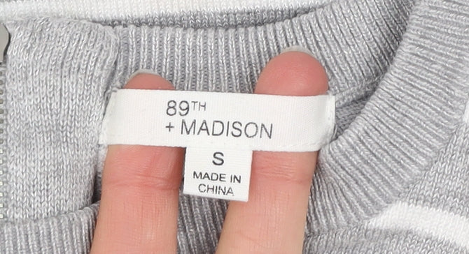 Womens UK Size S 89th + Madison Grey Pullover Jumper
