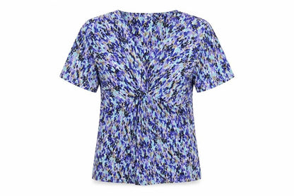 Womens UK Size S CC Multicoloured Tunic Blouse
