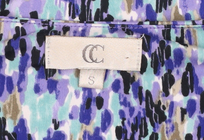 Womens UK Size S CC Multicoloured Tunic Blouse