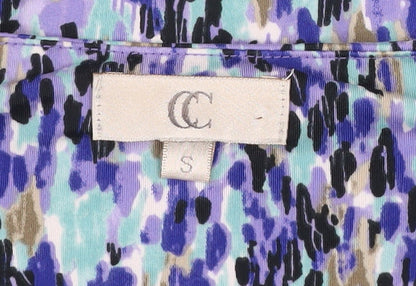 Womens UK Size S CC Multicoloured Tunic Blouse