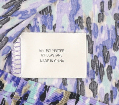 Womens UK Size S CC Multicoloured Tunic Blouse