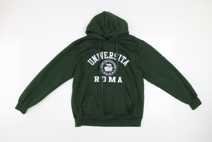 Mens UK Size L CHIP Green Pullover Hoodie