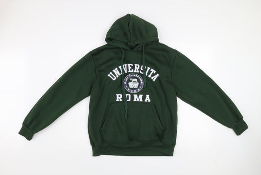 Mens UK Size L CHIP Green Pullover Hoodie