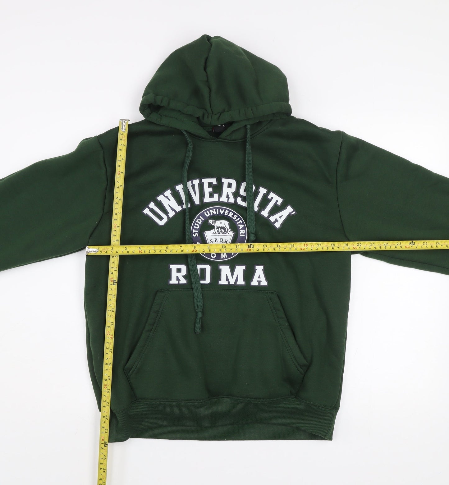 Mens UK Size L CHIP Green Pullover Hoodie