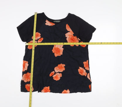 Womens UK Size 12 Blooming Marvellous Multicoloured Tunic T-Shirt