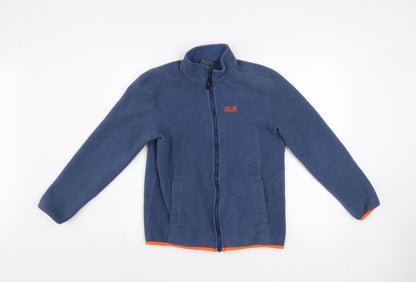 Boys UK Size 16 Years Jack Wolfskin Blue Basic Jacket