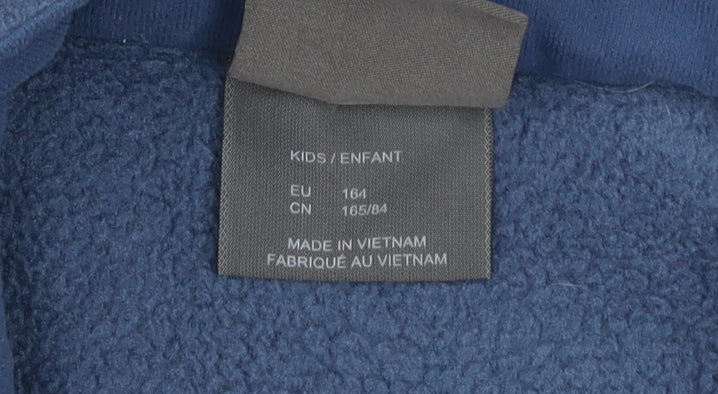 Boys UK Size 16 Years Jack Wolfskin Blue Basic Jacket