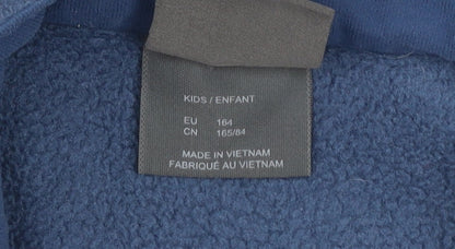 Boys UK Size 16 Years Jack Wolfskin Blue Basic Jacket