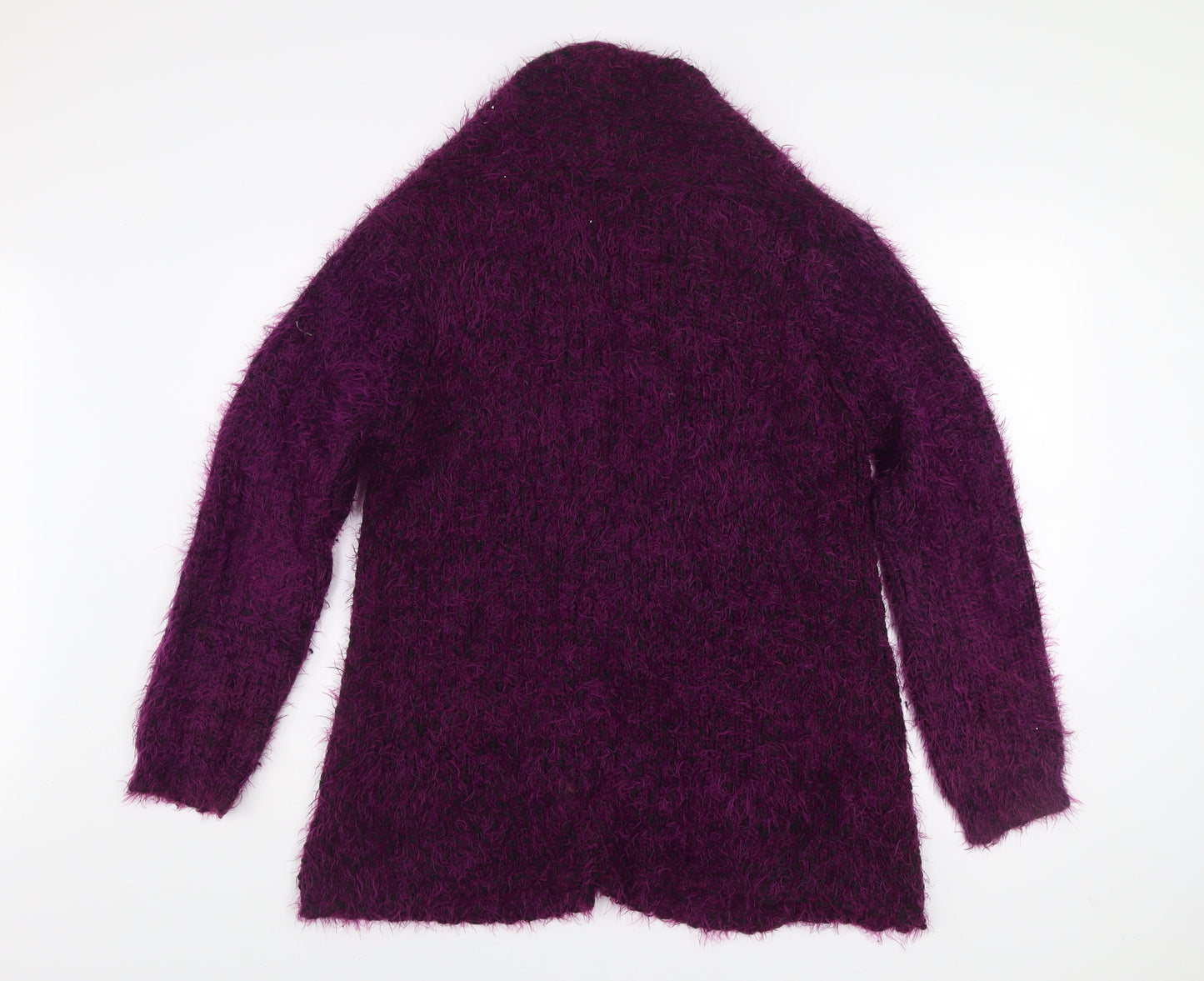Womens UK Size L Jessica Graaf Purple Cardigan Jumper