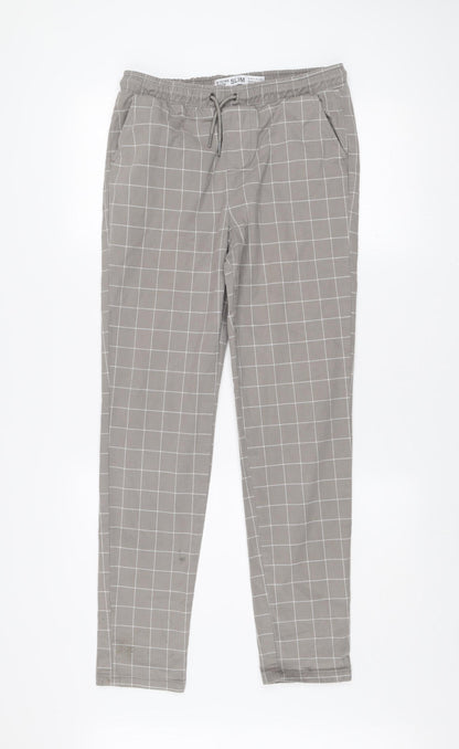 Boys UK Size 13-14 Years denim co. Slim Fit Jogger Grey Trousers