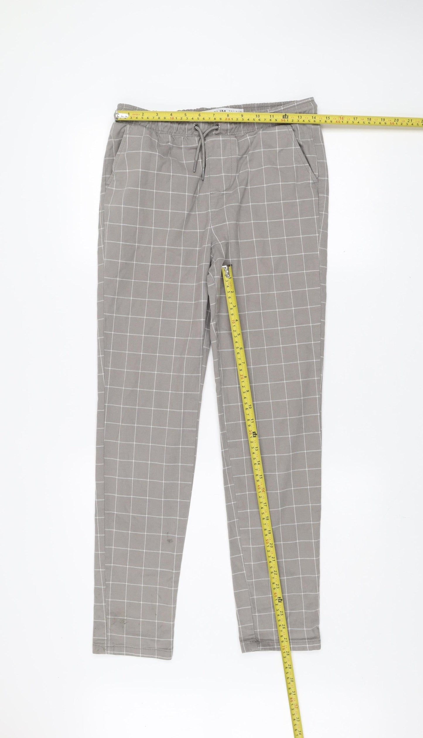Boys UK Size 13-14 Years denim co. Slim Fit Jogger Grey Trousers