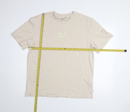 Mens UK Size XL JACK & JONES Beige  T-Shirt