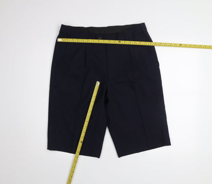 Tailored Image Men's Blue 36 Regular Pleated Chino Shorts