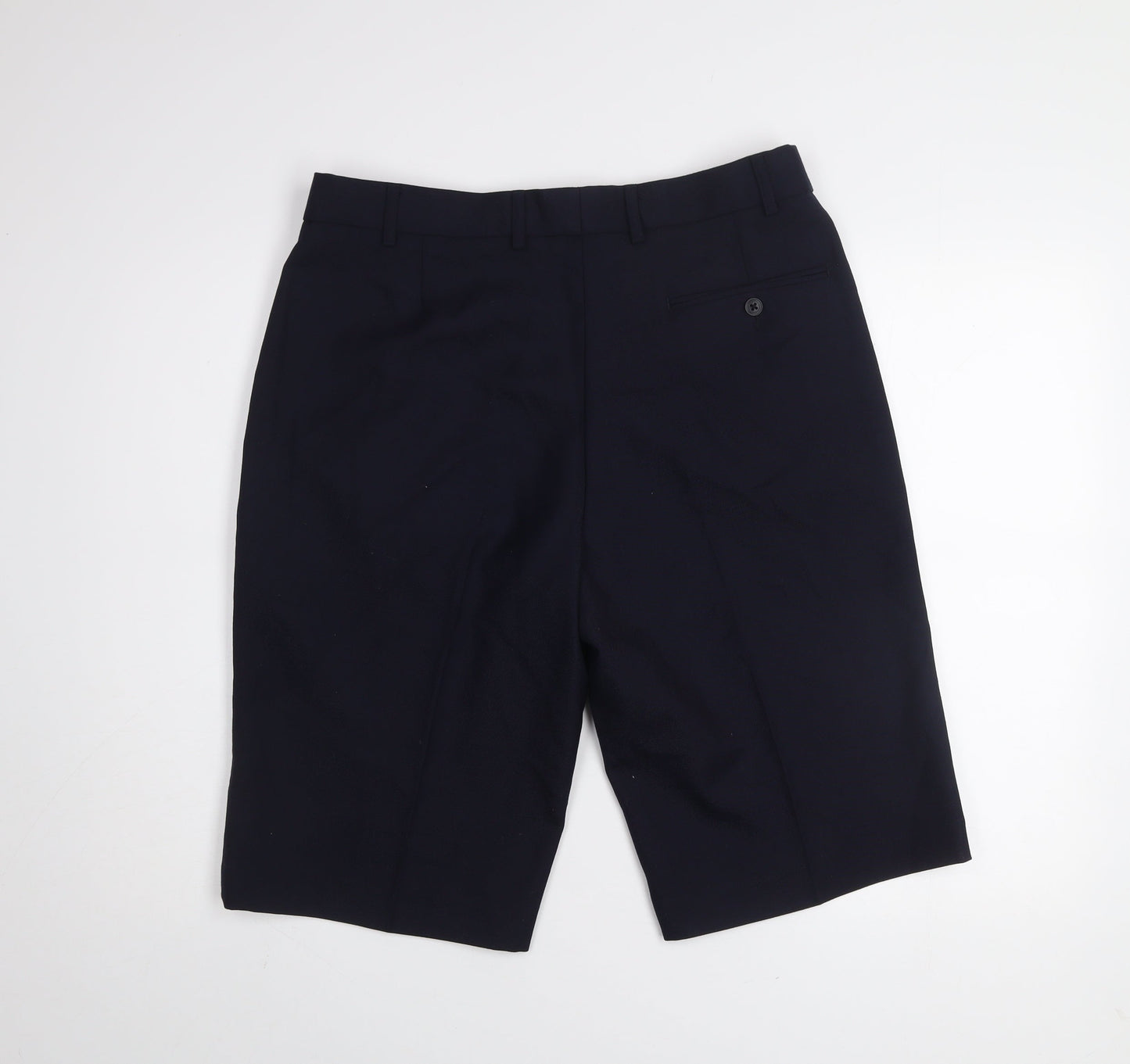 Tailored Image Men's Blue 36 Regular Pleated Chino Shorts