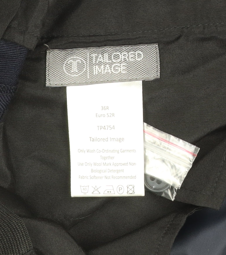 Tailored Image Men's Blue 36 Regular Pleated Chino Shorts