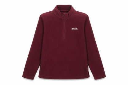 Regatta Girls Red Fleece Quarter Zip Pullover Sweatshirt 11-12 Years