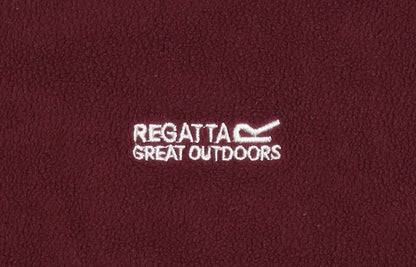 Regatta Girls Red Fleece Quarter Zip Pullover Sweatshirt 11-12 Years