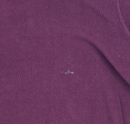 Regatta Girls Red Fleece Quarter Zip Pullover Sweatshirt 11-12 Years